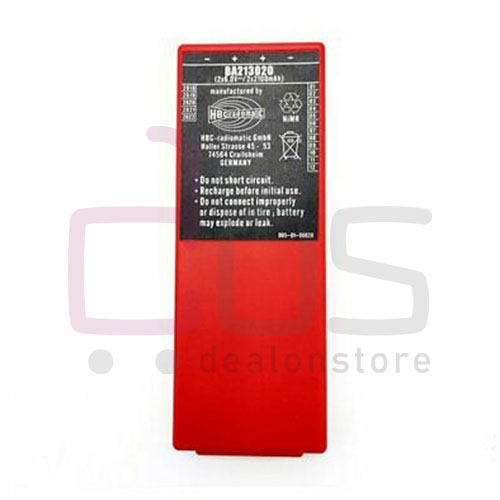 HBC Radiomatic Battery BA213020. Part Number: BA213020. Suitable for BA214061,BA214061,0050100466. Brand: HBC RADIOMATIC. Weight: 0.325 Kg.