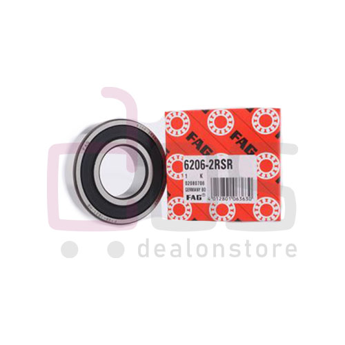 FAG Deep Groove Ball Bearing 62062RSRC3. Part Number 6206-2RSR-C3. Brand FAG. Dimension 30x62x16 mm. OEM/Aftermarket - OEM. Weight 0.192 Kg.